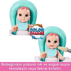 Barbie Skipper Bebek Bakıcısı Sarı Saçlı Bebek ve Oyun Seti Htk35 - 3