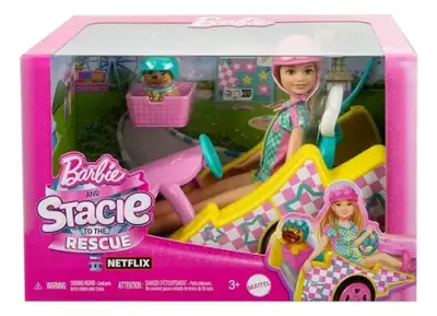 Barbie Stacie Go-Kart Playset Mtl-Hrm08 - 4