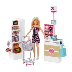Barbie Supermarket Playset FRP01 - 2