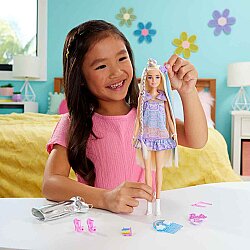 Barbie Upuzun Muhteşem Saçlı Bebek - Saç Tasarım Oyun Seti Jct72 - 3