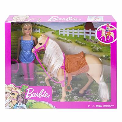 Barbie ve Güzel Atı Oyun Seti FXH13 - 1