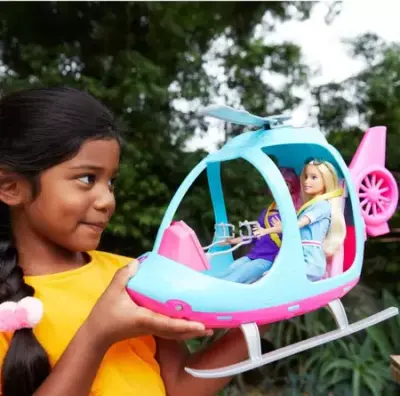 Barbie's Pink Helicopter Fwy29 - 4
