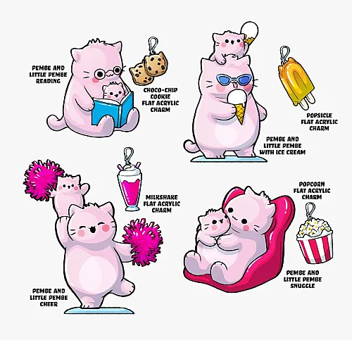 Başel Pembe Blind Box Mini Sürpriz Figures 40312 - 2