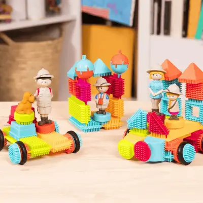 Battat Construction Toys - Safari - 85 Pieces Bt3073Z - 5