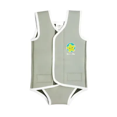 Bbluv (6-18 Months) Wraäp Neoprene Diving Suit Grey - B0121-G-M - 1