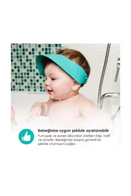 Bbluv Cap Silicone Shampoo Cap Blue B0109-B - 5