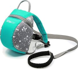 Bbluv Pak Mini Backpack And Walking Strap (Blue) B0148-A - 1