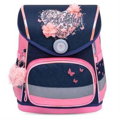 Belmil Beautiful Flowers Orthopedic Magnetic School Bag 405-41/Ag - 1