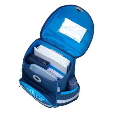 Belmil Racing Blue Neon Magnetic School Bag 405-41/Ag-12 - 4