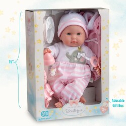 Berenguer Doll 38 Cm - Pink And Accessory Set 30040 - 2