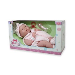 Berenguer Realistic Newborn Toy Girl Baby 38 Cm And Knitted Blanket 18053 - 2