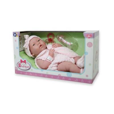 Berenguer Realistic Newborn Toy Girl Baby 38 Cm And Knitted Blanket 18053 - 2