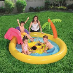 Bestway Bw53071 Sunny Pool With Slide And Emoji Design - Bestway