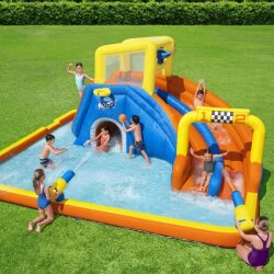 Bestway H2Ogo!® Bw53377 Super Speedway™ Inflatable Water Park For Kids 2.65 M - 3