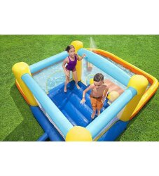 Bestway H2Ogo! Water Park Fun Pool With Trampoline And Slide Bw53381 - 4