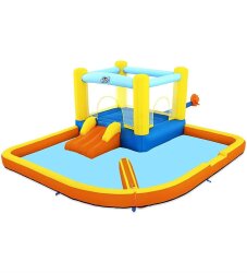 Bestway H2Ogo! Water Park Fun Pool With Trampoline And Slide Bw53381 - 3