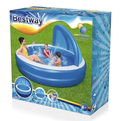 Bestway Inflatable Pool With Sunshade Bw54337 - 2