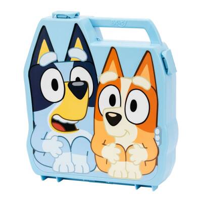 Bluey Deluxe Carrying Case and 8-Figure Set 17638 - 1