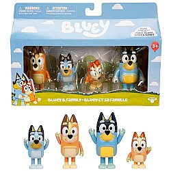Bluey Figür 4'lü Paket BLU/18915 - 1