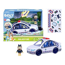 Bluey Sesli Işıklı Polis Arabası ve Figür Bluey/19202 - 3