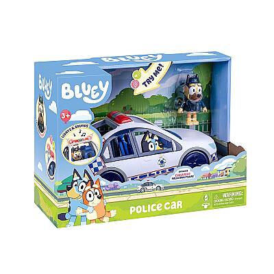 Bluey Sesli Işıklı Polis Arabası ve Figür Bluey/19202 - 5