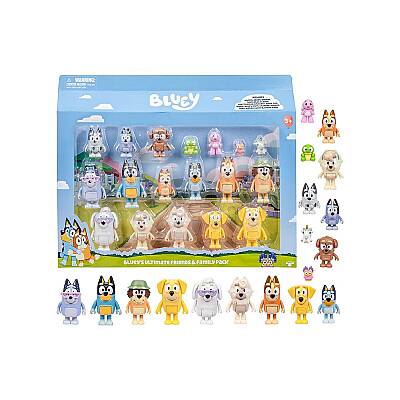 Bluey Ultimate Aile Ve Arkadaş Figür Set 18'Li Bluey/19116 - 1
