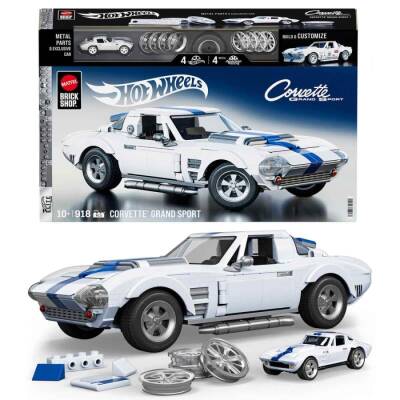 Brick Shop Hot Wheels Elite Series Corvette Grand Sport Car Building Set 918 Pieces Jgr31 - 1