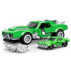 Brick Shop Hot Wheels Speed ​​Custom 68 Camaro Car 289 Piece Building Kit Jft16 - 2
