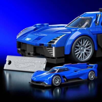 Brick Shop Hot Wheels Speed ​​Series Cadillac Project Gtp Hypercar 236-Piece Building Set Jfr89 - 4