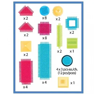 Bristle Blocks Building Toys - Basic - 50 Pieces 3068Z - 2