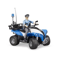 Bruder Atv Police Vehicle & Female Police Officer & Accessories Br63010 - 2
