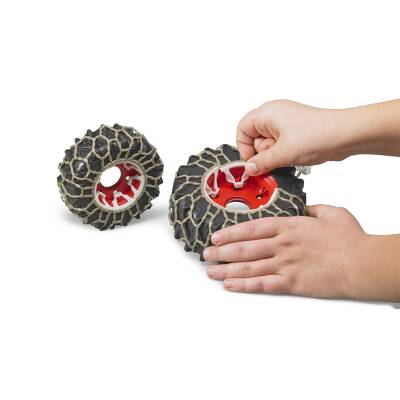 Bruder Class Axion 950 Tractor (Chain Drive) & Snow Blower Attachment Br03017 - 4