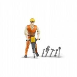 Bruder Construction Worker And Accessories Br60020 - 2