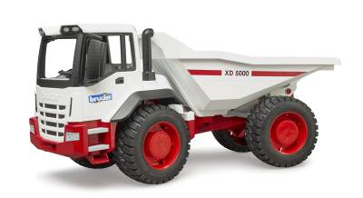 Bruder Dump Truck - Red And White Br03415 - 2