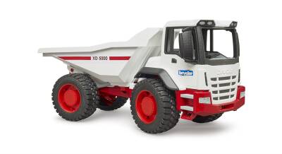 Bruder Dump Truck - Red And White Br03415 - 3