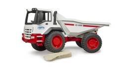 Bruder Dump Truck - Red And White Br03415 - 5