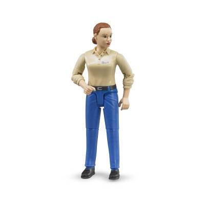 Bruder Fair Skin, Lady In Blue Trousers Br60408 - 2