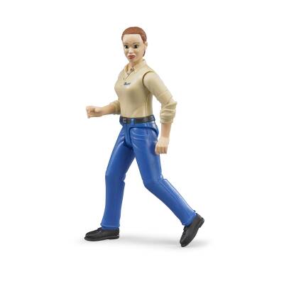 Bruder Fair Skin, Lady In Blue Trousers Br60408 - 5