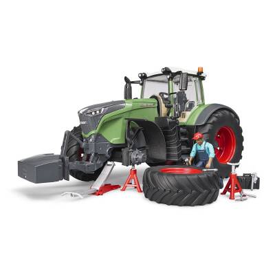 Bruder Fendt 1050 Vario Tractor & Tire Shop And Accessories Br04041 - 2