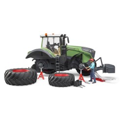 Bruder Fendt 1050 Vario Tractor & Tire Shop And Accessories Br04041 - 3
