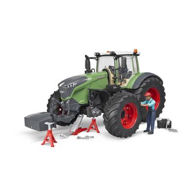Bruder Fendt 1050 Vario Tractor & Tire Shop And Accessories Br04041 - 4