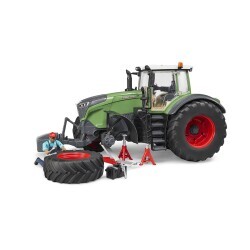 Bruder Fendt 1050 Vario Tractor & Tire Shop And Accessories Br04041 - 5
