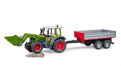 Bruder Fendt Verio 211 Tractor & Trailer With Loader Br02182 - 1