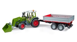 Bruder Fendt Verio 211 Tractor & Trailer With Loader Br02182 - 7
