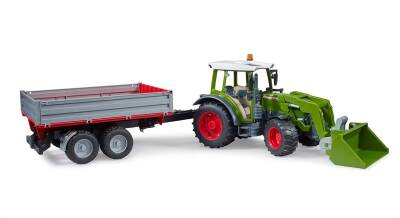Bruder Fendt Verio 211 Tractor & Trailer With Loader Br02182 - 3