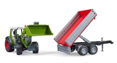 Bruder Fendt Verio 211 Tractor & Trailer With Loader Br02182 - 9