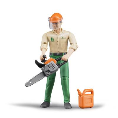 Bruder Forest Worker And Accessories Br60030 - 1