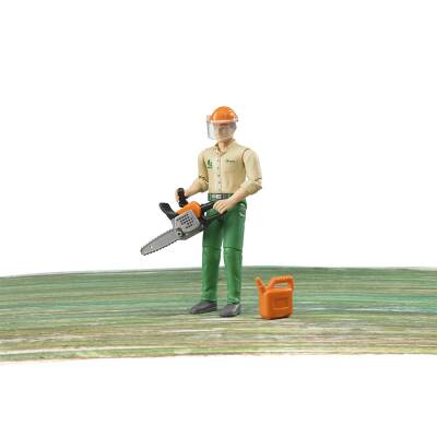 Bruder Forest Worker And Accessories Br60030 - 2