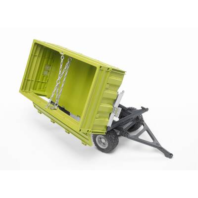 Bruder Functional Trailer - Green Br02203 - 5