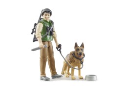 Bruder Hunter Figure & Hunting Dog And Accessories Br62660 - 1